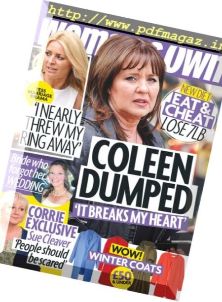 Woman’s Own – 3 October 2016 Cover