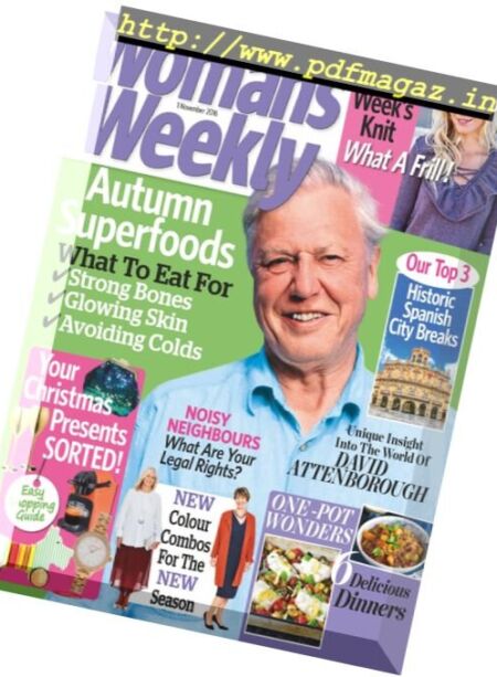 Woman’s Weekly UK – 1 November 2016 Cover