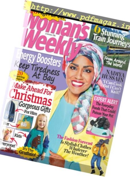 Woman’s Weekly UK – 25 October 2016 Cover