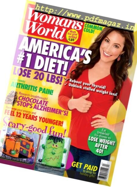 Woman’s World – 31 October 2016 Cover