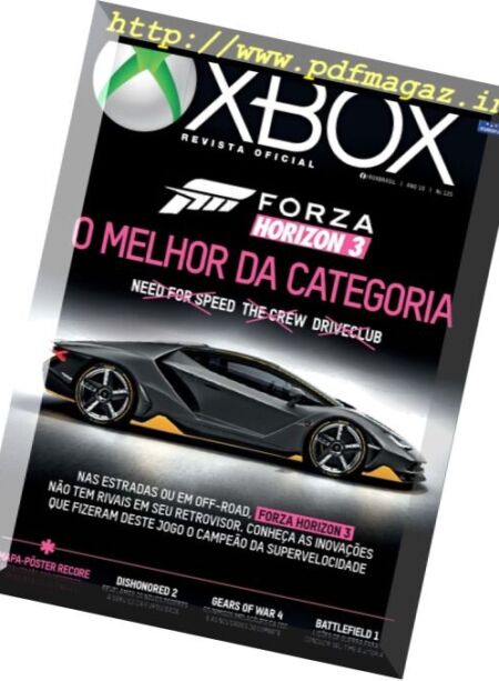 Xbox Brazil – Ed. 125, 2016 Cover