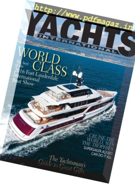 Yachts International – November-December 2016 Cover