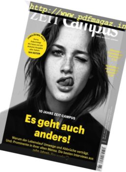 Zeit Campus – November-Dezember 2016
