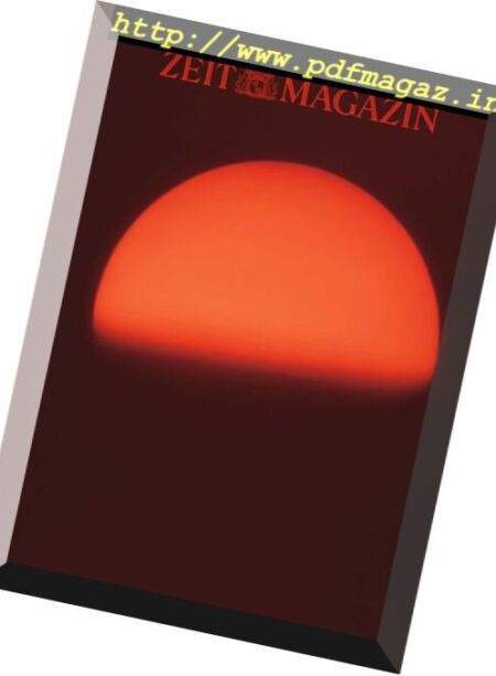 Zeit Magazin – 29 September 2016 Cover