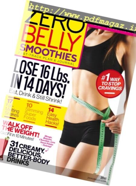 Zero Belly Smoothies – 2016 Cover