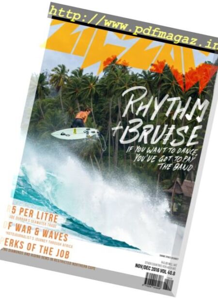 Zigzag – November – December 2016 Cover