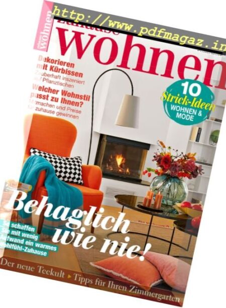 Zuhause Wohnen – November 2016 Cover