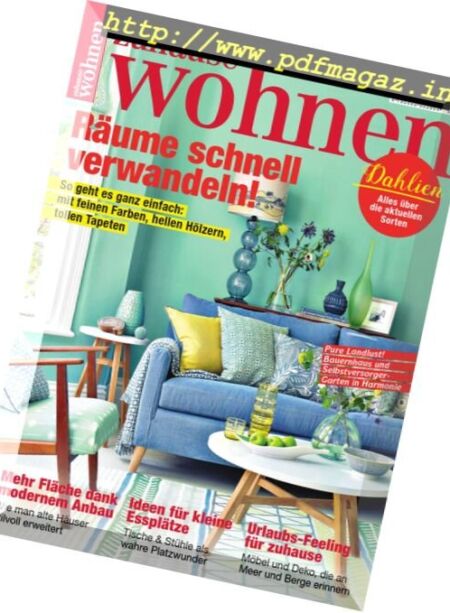 Zuhause Wohnen – September 2016 Cover
