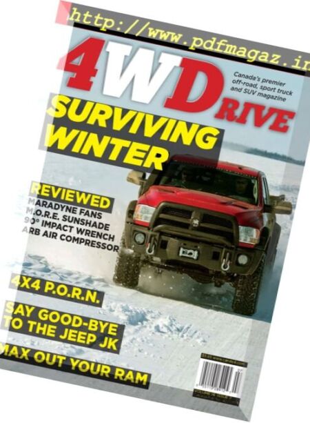 4WDrive – Volume 18 Issue 7 2016 Cover