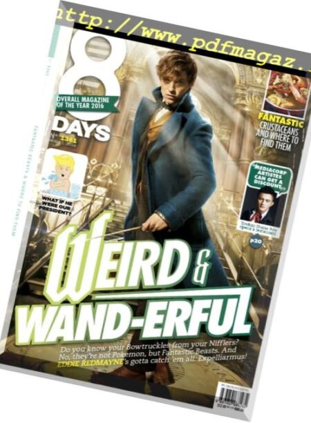 8 Days – 17 November 2016 Cover