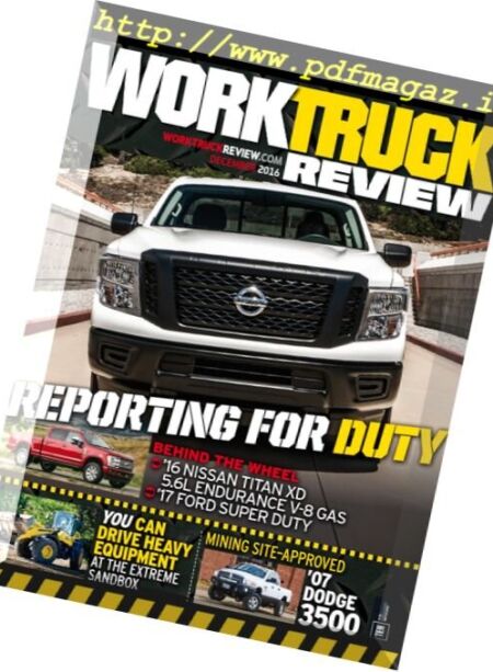 8 Lug – Work Truck Review – December 2016 Cover