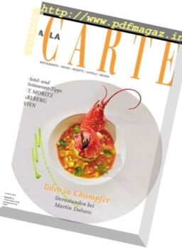 A la Carte – Dezember 2016