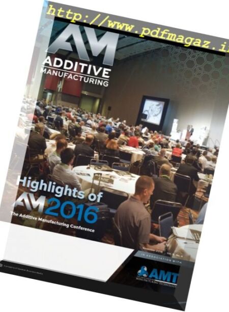 Additive Manufacturing – November 2016 Cover