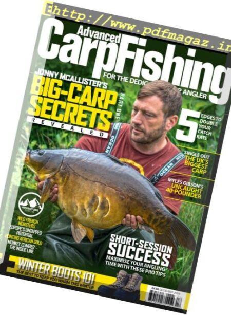 Advanced Carp Fishing – December 2016 Cover