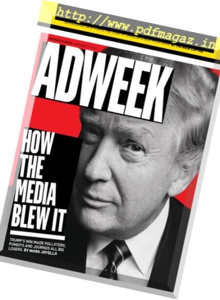 Adweek – 14 November 2016 Cover