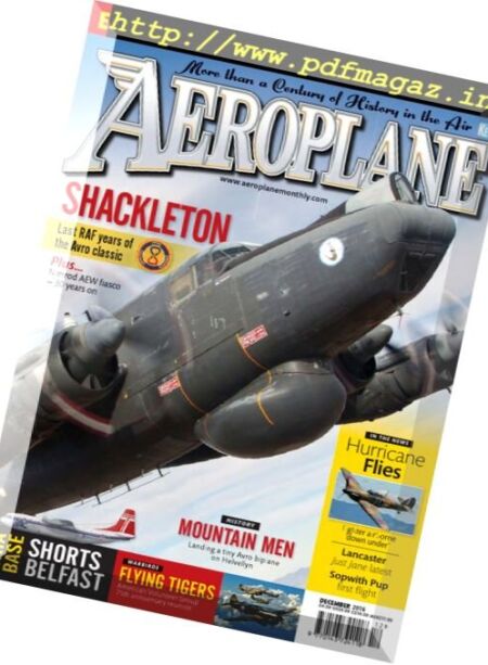 Aeroplane – December 2016 Cover