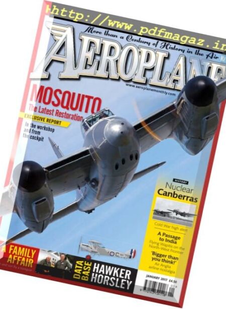 Aeroplane – January 2017 Cover