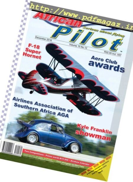 African Pilot – December 2016 Cover