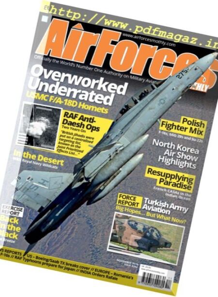 AirForces Monthly – November 2016 Cover