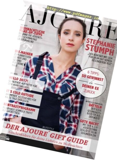 Ajoure Magazin – Dezember 2016 Cover