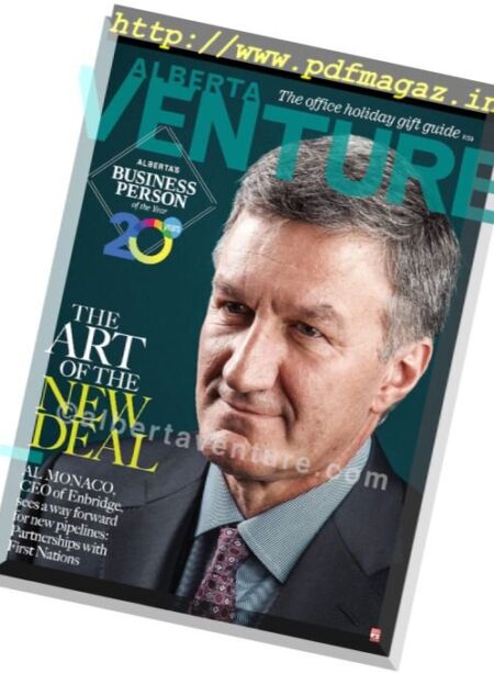 Alberta Venture – December 2016 Cover