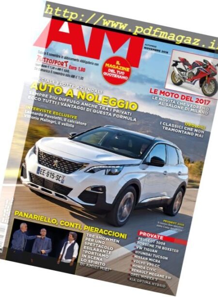 AM – Novembre 2016 Cover