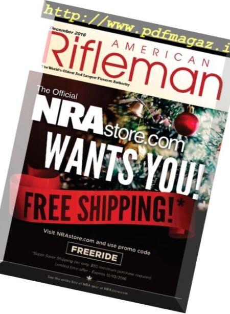 American Rifleman – December 2016 Cover