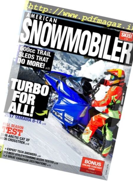 American Snowmobiler – January 2017 Cover