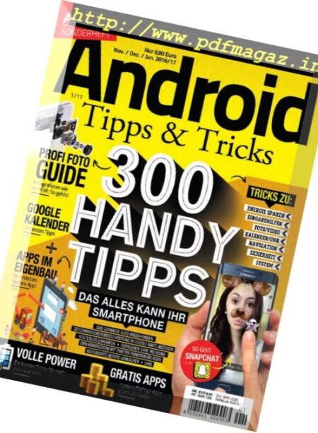 Android Germany Tipps und Tricks – Januar 2017 Cover