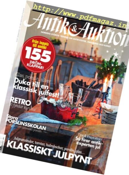Antik & Auktion – December 2016 Cover