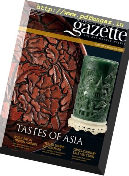 Antiques Trade Gazette – Tastes of Asia 2016 Cover