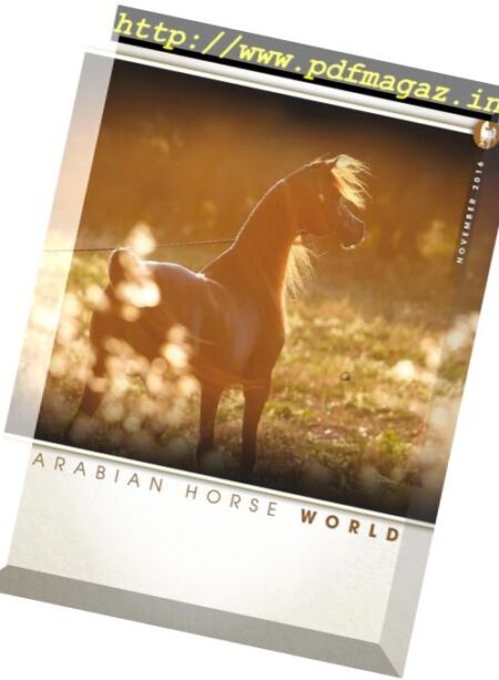 Arabian Horse World – November 2016 Cover