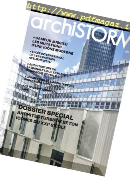 Archistorm – Novembre-Decembre 2016 Cover