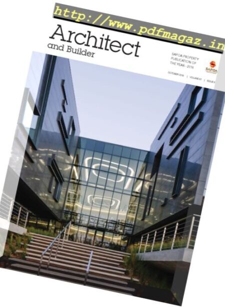 Architect and Builder South Africa – September-October 2016 Cover