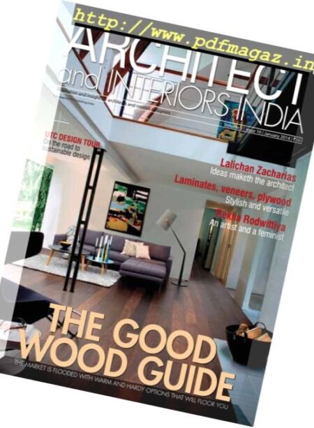Architect and Interiors India – January 2014 Cover