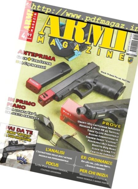 Armi Magazine – Giugno 2016 Cover
