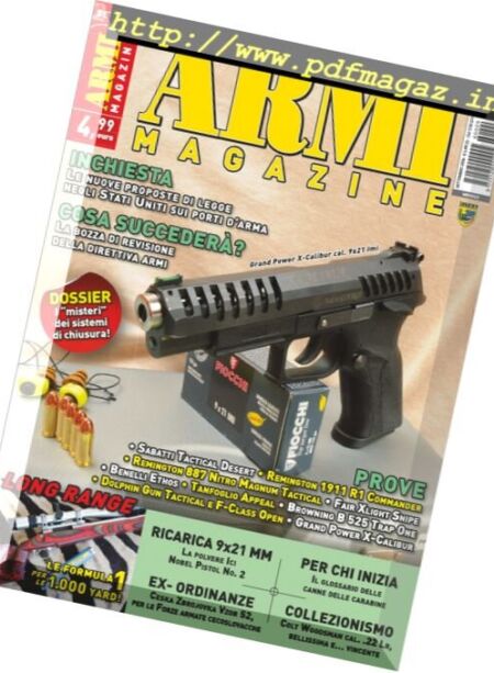 Armi Magazine – Settembre 2016 Cover