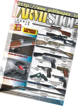 Armi Shop – Maggio 2016