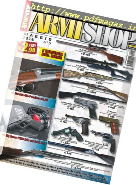 Armi Shop – Maggio 2016 Cover