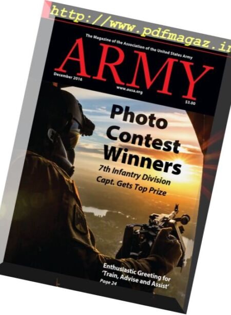 Army – December 2016 Cover