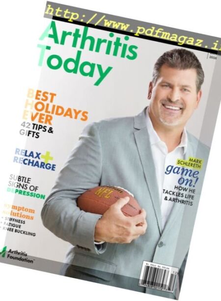 Arthritis Today – November-December 2016 Cover