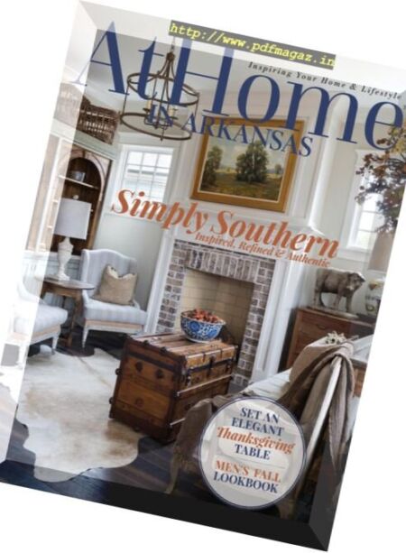 At Home in Arkansas – November 2016 Cover