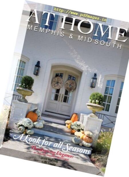 At Home Memphis & Mid South – November 2016 Cover