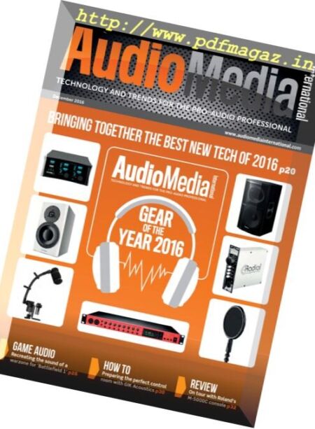 Audio Media International – December 2016 Cover