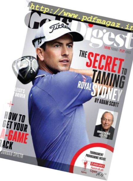 Australian Golf Digest – November 2016 Cover