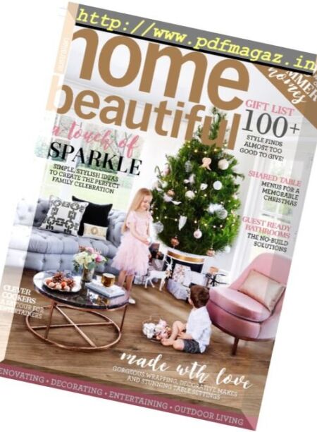 Australian Home Beautiful – December 2016 Cover