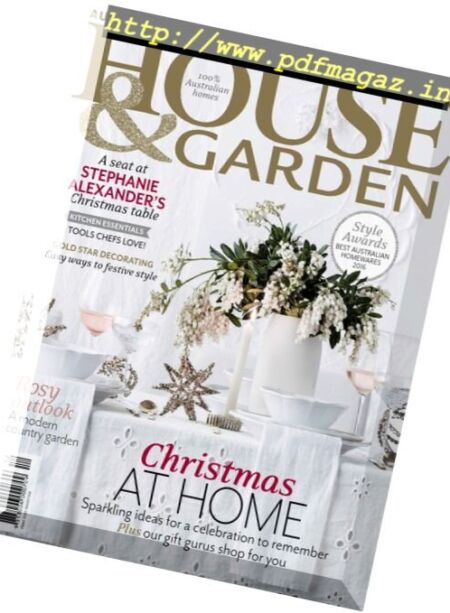 Australian House & Garden – December 2016 Cover