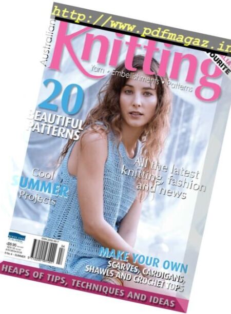 Australian Knitting – Volume 8 Issue 4 2016 Cover