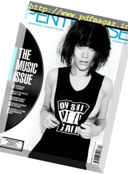 Australian Penthouse – December 2016 Cover