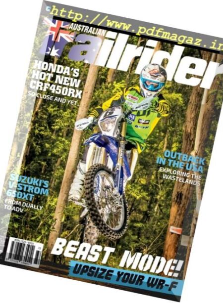 Australian Trailrider – October-November 2016 Cover